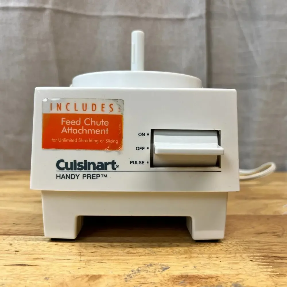 Cuisinart Handy Prep 3 Cup Food Processor DFP-3 Tested Working BASE ONLY
